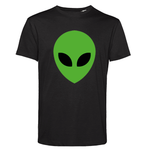 Alien Face Organic T-shirt