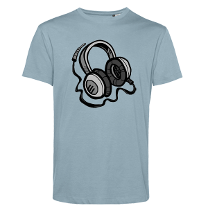 Headphones Organic T-shirt