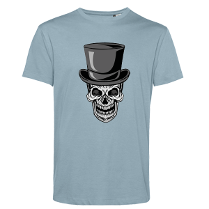 Grunge Skull Organic T-shirt