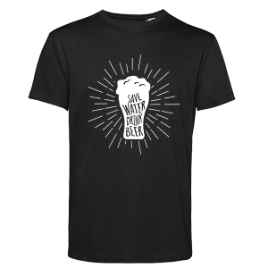 Save Water Drink Beer Organic T-shirt