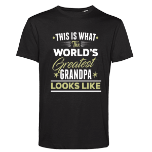 World's Greatest Grandpa Organic T-shirt