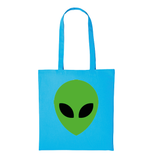 Alien Face Cotton Shopper