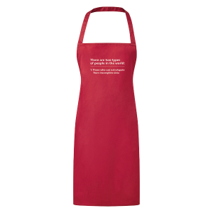 Two Types of People Apron