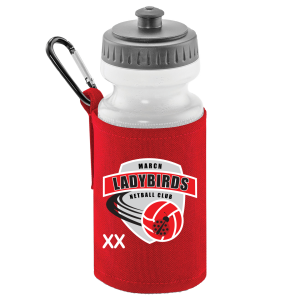 Ladybirds Netball Water Bottle and Holder